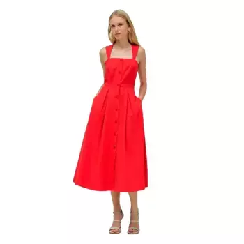 Платье Salsa Jeans 21010431 Regular Fit midi, красный