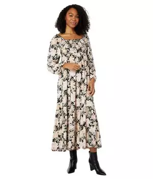 Платье Saltwater Luxe, Dancey Recycled Long Sleeve Maxi Dress