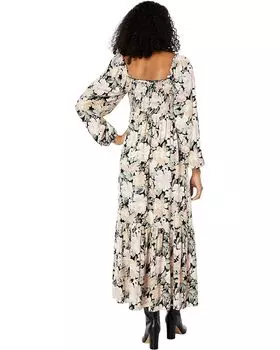 Платье Saltwater Luxe Dancey Recycled Long Sleeve Maxi Dress, цвет Raven