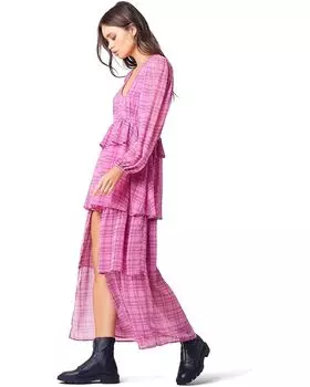 Платье Saltwater Luxe Ginger Maxi Dress, цвет Party Pink