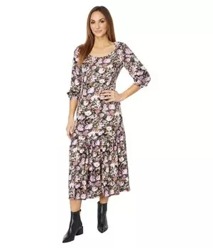Платье Saltwater Luxe, Rubie Sustainable 3/4 Sleeve Midi Dress