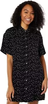 Платье Saltwater Luxe Sage Recycled Short Sleeve Mini Dress, цвет Raven