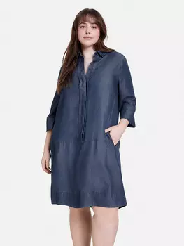 Платье SAMOON, темно-синий