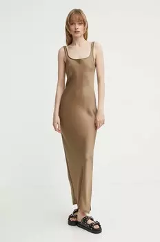 Платье Самсо Самсо Samsoe Samsoe, коричневый