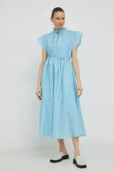 Платье Самсо Самсо Samsoe Samsoe, синий