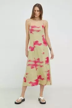 Платье Samsoe Samsoe, зеленый