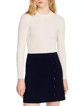 Платье Sandro Bonheur, черный