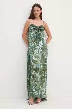 Платье Sandro Ferrone, зеленый