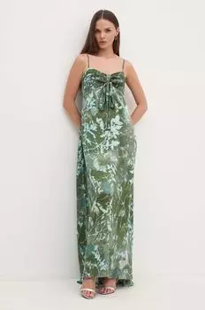 Платье Sandro Ferrone, зеленый