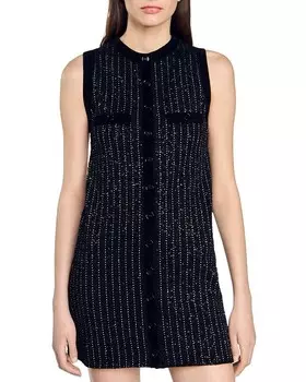 Платье Sandro Suri, черный