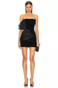 Платье Santa Brands Velvet With Bow, черный