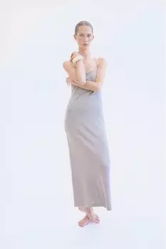 Платье сарафан H&M, серый