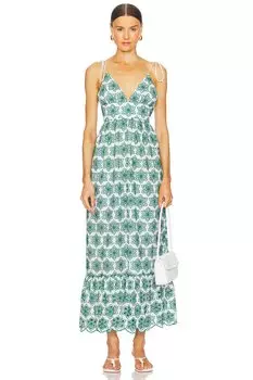 Платье-сарафан Louve, eyelet green