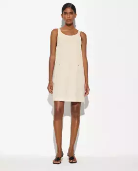 Платье-сарафан с простыми бретелями Parfois, цвет Natural