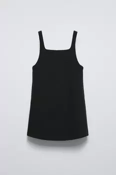 Платье-сарафанчик простынь ZARA, черный