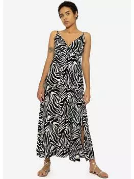 Платье SASSYCLASSY, черный/белый