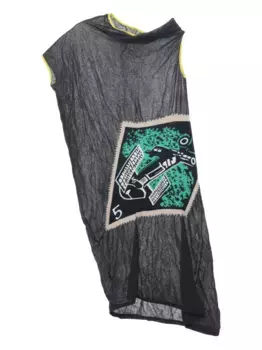 Платье Satellite с графичным принтом Kiko Kostadinov, черный