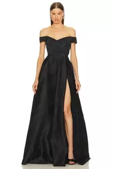 Платье SAU LEE Lucinda Gown, черный