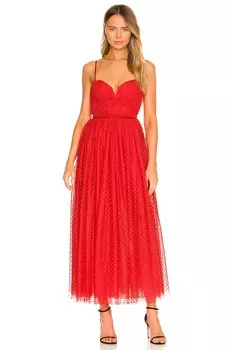 Платье SAU LEE Selena Tulle, красный