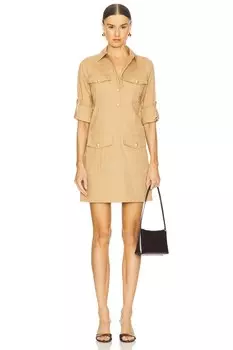 Платье Saude Veronica Beard, khaki