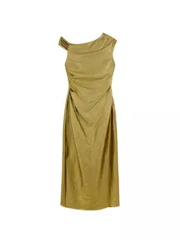 Платье Scalpers, цвет Green/Khaki