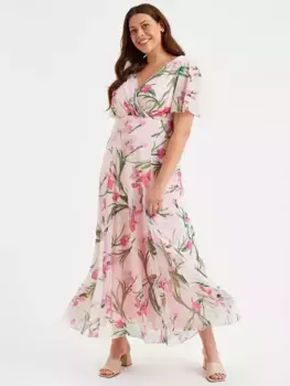 Платье Scarlett & Jo Isabelle Maxi, розовый