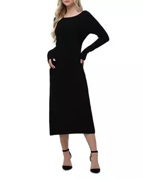 Платье Scarlett с бантом на спине 525, черный