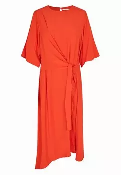 Платье SECOND FEMALE Elvas, цвет Orange red