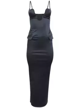 Платье Seduce с глубоким вырезом Fleur Du Mal, черный