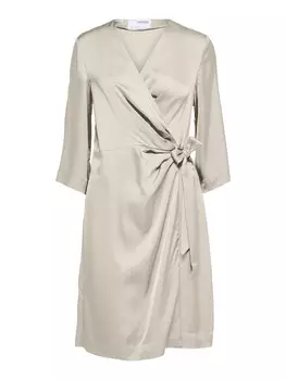 Платье Selected FRANZISKA, бежевый