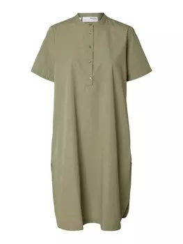 Платье SELECTED SLFBLAIR, оливковый