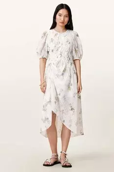 Платье SERENE Allsaints, белый