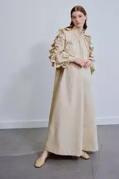 Платье - Серое - Базовое Trendyol Modest, серый