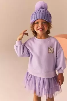 Платье сетка Marie (3 мес 7 лет) Next, фиолетовый