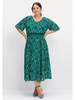 Платье sheego Abend, цвет smaragd