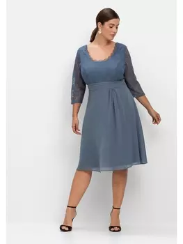 Платье sheego, цвет stahlblau