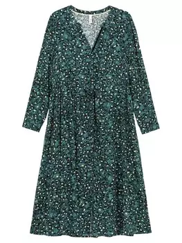 Платье SHEEGO Dress, изумрудный/темно-зеленый