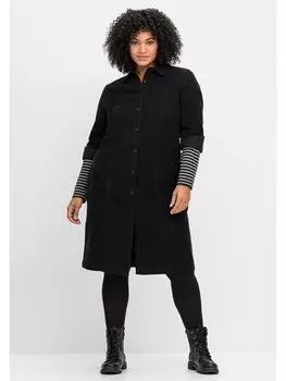 Платье sheego Hemdblusen, черный