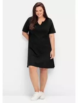 Платье sheego Jersey, черный