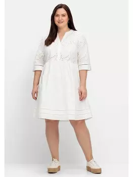 Платье sheego Kurzes, белый