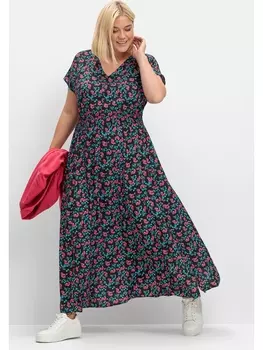Платье sheego Maxi, черный