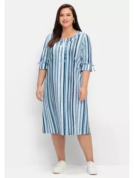 Платье sheego Midi, синий