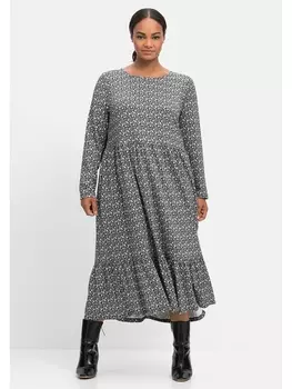 Платье sheego Shirt, черный