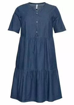 Платье SHEEGO, темно-синий