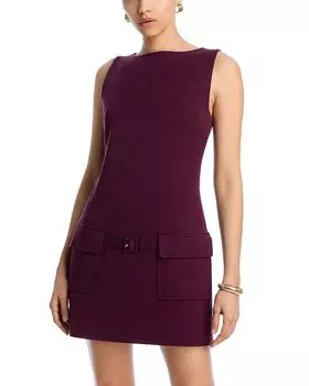 Платье Шейлы STAUD, красный