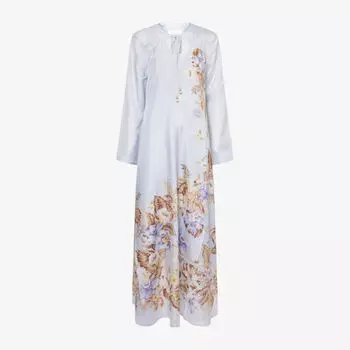 Платье шелковое Zimmermann, белый