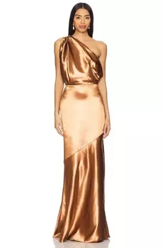 Платье Sheridan от Lovers And Friends, copper brown