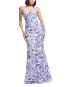 Платье Sheridan с декоративными элементами Dress the Population, фиолетовый