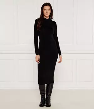 Платье шерстяное Michael Kors, черный