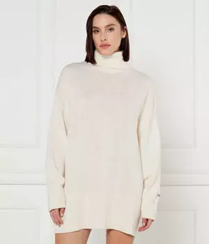 Платье шерстяное Pinko, экрю